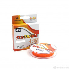 Шнур плетеный Shii Saido Sirobana 4X, 150 м, 0,205 мм, до 8,15 кг, orange SBLS150-4X-20OR