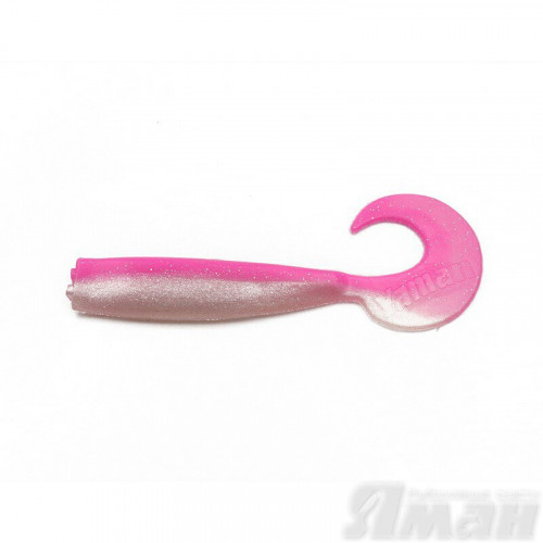 Твистер Yaman Lazy Tail Shad, 7" цвет 29 - Pink Pearl, 3 шт Y-LTS7-29