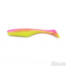 Виброхвост Yaman Greedy Shad, 5,5", цвет 24 - Gum, 4 шт Y-GS55-24
