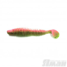 Виброхвост Yaman Arris Shad, 5,5", цвет 14 - Electric Chicken, 4 шт Y-AS55-14