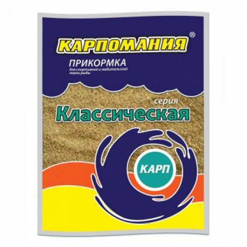Прикормка Карпомания Классическая 750г Карп Прикормка Карпомания Классическая 750г Карп