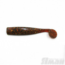 Виброхвост Yaman Spry Minnow, 5,5" цвет 09 - Motor Oil, 4 шт Y-SM55-09