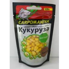Кукуруза для рыбалки Карпомания 120г Анис полумягкая Кукуруза для рыбалки Карпомания 120г Анис полумягкая