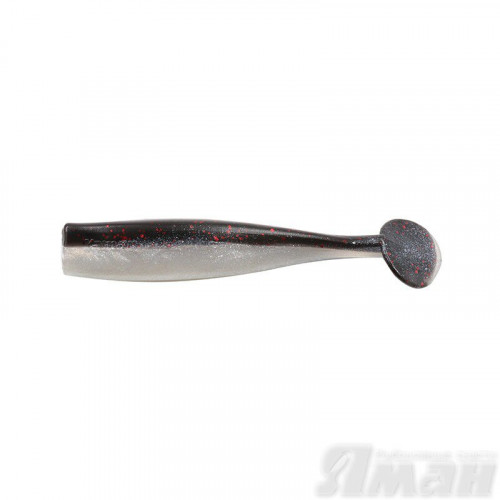 Виброхвост Yaman Spry Minnow, 4" цвет 34 - Black Red Flake/Pearl, 5 шт Y-SM4-34