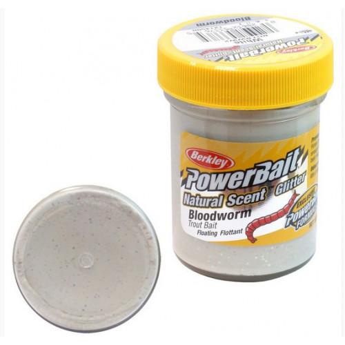 Паста форелевая Berkley 50 г Bloodworm - White (мотыльный/белый)