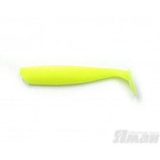 Виброхвост Yaman Spry Minnow, 5,5" цвет 02 - Chartreuse, 4 шт Y-SM55-02