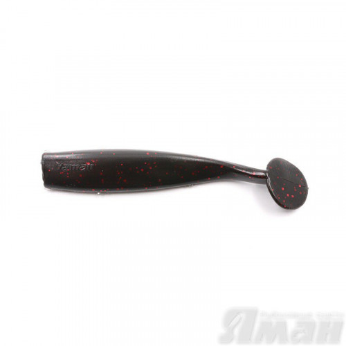 Виброхвост Yaman Spry Minnow, 4" цвет 31 - Black Red Flake, 5 шт Y-SM4-31