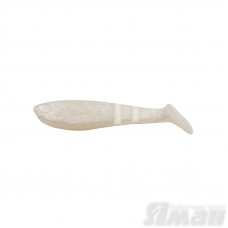 Виброхвост Yaman Light-Flake, 3", цвет 28 - Pearl, 5 шт Y-LF3-28