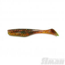 Виброхвост Yaman Greedy Shad, 5,5", цвет 20 - Kiwi Shad, 4 шт Y-GS55-20