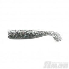 Виброхвост Yaman Spry Minnow, 5,5" цвет 13 - Chrome, 4 шт Y-SM55-13