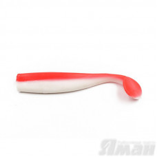 Виброхвост Yaman Spry Minnow, 5,5" цвет 27 - Red White, 4 шт Y-SM55-27