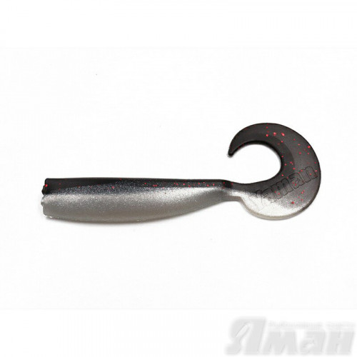 Твистер Yaman Lazy Tail Shad, 9" цвет 34 - Black Red Flake/Pearl, 2 шт Y-LTS9-34