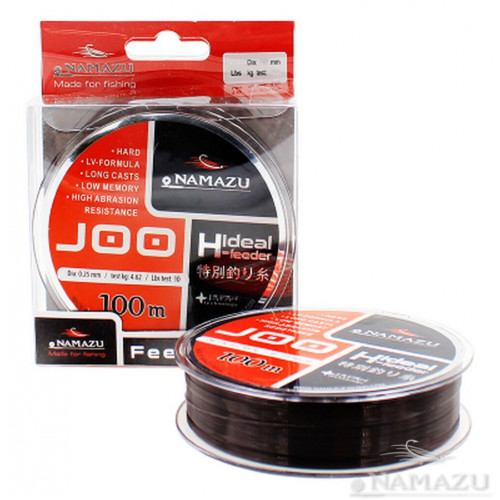 Леска Namazu Joo, 100 м, 0,28 мм, до 6,27 кг, черная NJ100-0,28 Леска Namazu Joo, 100 м, 0,28 мм, до 6,27 кг, черная NJ100-0,28