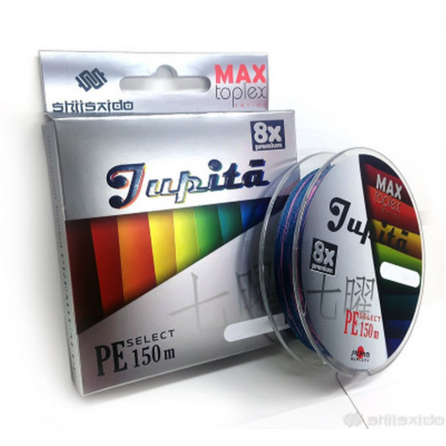 Шнур плетеный Shii Saido Jupita 8X, 150 м, 0,104 мм, до 4,53 кг, multicolor SBLJ150-8X-10 Шнур плетеный Shii Saido Jupita 8X, 150 м, 0,104 мм, до 4,53 кг, multicolor SBLJ150-8X-10