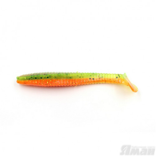 Виброхвост Yaman Flatter Shad, 4", цвет 16 - Arbuz, 5 шт Y-FS4-16
