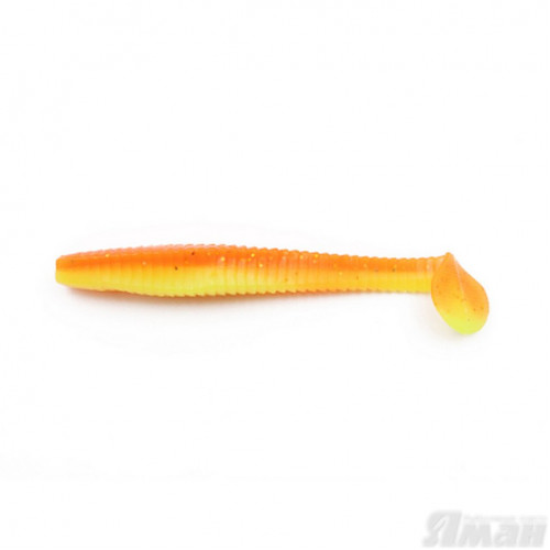 Виброхвост Yaman Flatter Shad, 3", цвет 25 - Sunshine, 6 шт Y-FS3-25