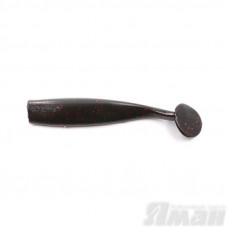 Виброхвост Yaman Spry Minnow, 5,5" цвет 31 - Black Red Flake, 4 шт Y-SM55-31