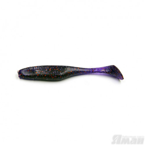 Виброхвост Yaman Greedy Shad, 4", цвет 08 - Violet, 4 шт Y-GS4-08