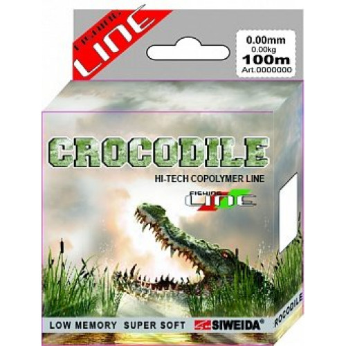 Леска SWD Crocodile 100м 0,16 (2,80кг) прозрачная Леска SWD Crocodile 100м 0,16 (2,80кг) прозрачная