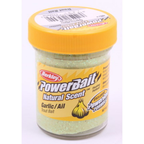 Паста форелевая Berkley 50 г Garlic Glitter (чесночный с блеском) Паста форелевая Berkley 50 г Garlic Glitter (чесночный с блеском)
