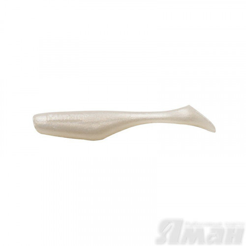 Виброхвост Yaman Greedy Shad, 5,5", цвет 28 - Pearl, 4 шт Y-GS55-28